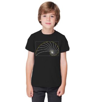 Obrázek 1 produktu Dětské tričko Zlatý Řez Spirála harmonie