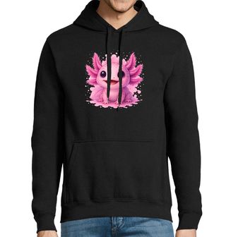 Obrázek 1 produktu Pánská mikina Roztomilý Růžový Axolotl