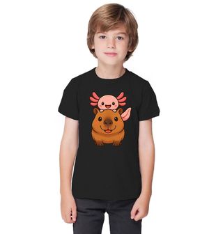 Obrázek 1 produktu Dětské tričko Roztomilý Axolotl na Kapybaře