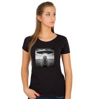 Obrázek 1 produktu Dámské tričko Konspirační Teoretik Kapybara UFO
