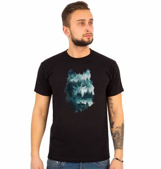 Obrázek 1 produktu Pánské tričko Vlk na Lovu