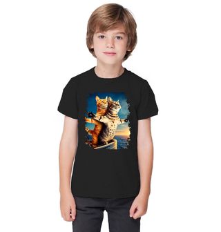 Obrázek 1 produktu Dětské tričko Kočičí Láska na Titanicu I’m flying