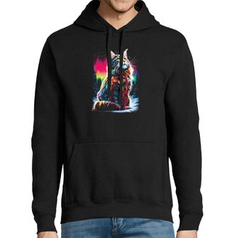 Obrázek 1 produktu Pánská mikina Mainská Mývalí Kočka pod Polární Září