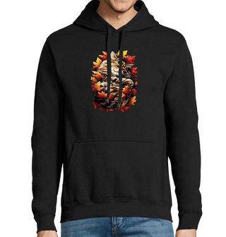 Obrázek 1 produktu Pánská mikina Spící Kočka v Listí