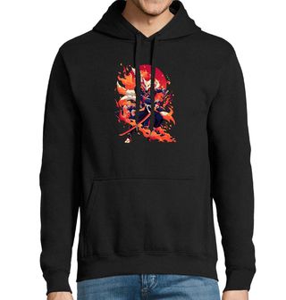 Obrázek 1 produktu Pánská mikina Ohnivý Samuraj Devítiocasá Liška Kitsune