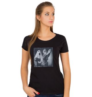 Obrázek 1 produktu Dámské tričko Strašidelné Selfie Německý ovčák a Duchové