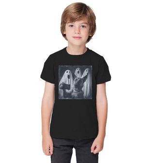 Obrázek 1 produktu Dětské tričko Strašidelné Selfie Německý ovčák a Duchové