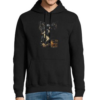 Obrázek 1 produktu Pánská mikina Čivava s Whiskey a Cigaretou