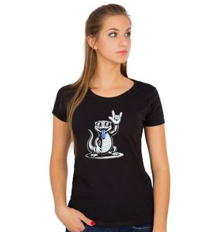 Obrázek 1 produktu Dámské tričko Rocková Tilikva australská Blue-tongued skink