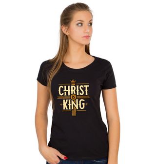 Obrázek 1 produktu Dámské tričko Ježíš je Král Christ is King