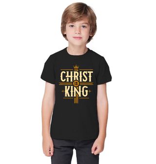Obrázek 1 produktu Dětské tričko Ježíš je Král Christ is King