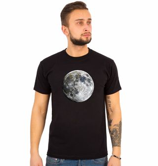 Obrázek 1 produktu Pánské tričko Detailní Měsíc s Krátery