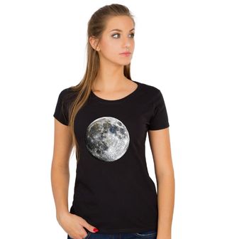 Obrázek 1 produktu Dámské tričko Detailní Měsíc s Krátery