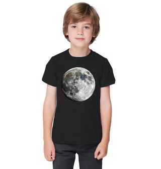 Obrázek 1 produktu Dětské tričko Detailní Měsíc s Krátery