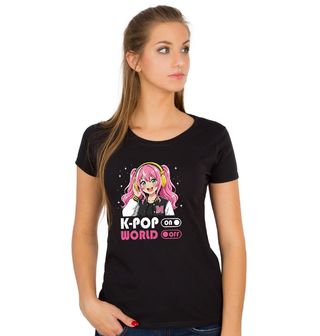Obrázek 1 produktu Dámské tričko K-pop ON Svět OFF