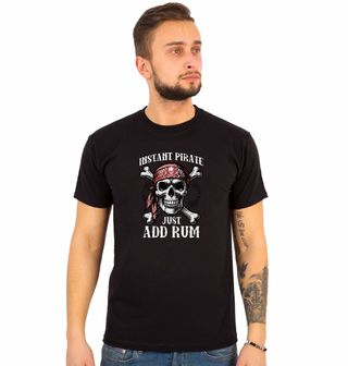 Obrázek 1 produktu Pánské tričko Instantní Pirát – Stačí Přidat Rum