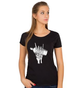 Obrázek 1 produktu Dámské tričko Kostlivec Barman se Shakerem