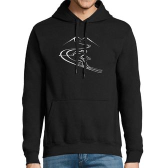 Obrázek 1 produktu Pánská mikina Lyžař na Svahu v Horách