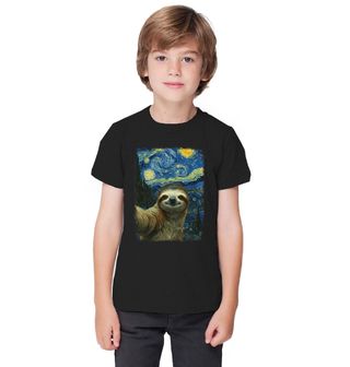 Obrázek 1 produktu Dětské tričko Lenochod ve Hvězdné noci