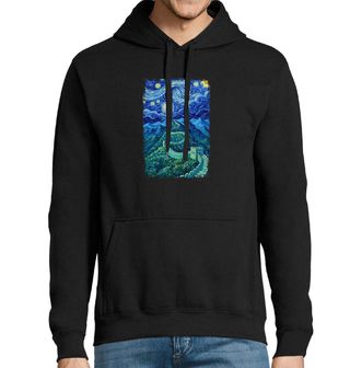 Obrázek 1 produktu Pánská mikina Velká čínská zeď ve Hvězdné noci