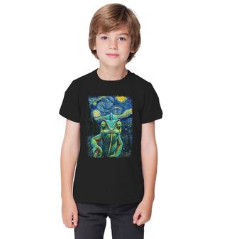 Obrázek 1 produktu Dětské tričko Selfie Chameleona ve Hvězdné noci