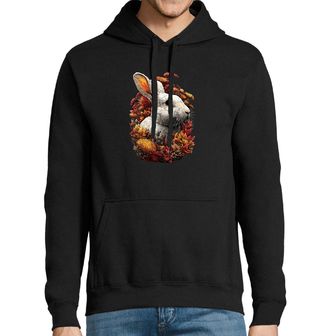 Obrázek 1 produktu Pánská mikina Bílý Králík v Listí