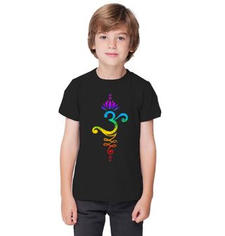 Obrázek 1 produktu Dětské tričko Duhový Symbol Om Mantra