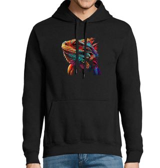 Obrázek 1 produktu Pánská mikina Neonová Agama Vousatá Bearded Dragon