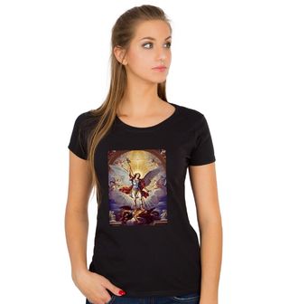 Obrázek 1 produktu Dámské tričko Archanděl Michael Vyhrává nad Satanem