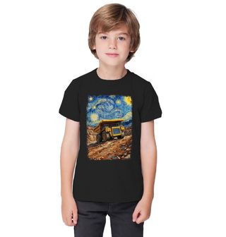 Obrázek 1 produktu Dětské tričko Sklápěč ve Hvězdné noci