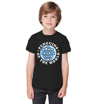 Obrázek 1 produktu Dětské tričko Tučňáci z Celého Světa Penguins of the World