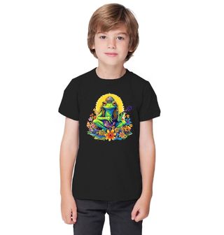 Obrázek 1 produktu Dětské tričko Hippie Žába s Mandolínou