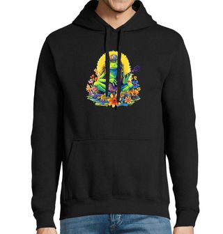 Obrázek 1 produktu Pánská mikina Hippie Žába s Mandolínou