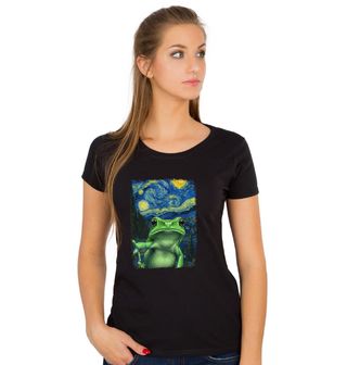 Obrázek 1 produktu Dámské tričko Rosnička zelená ve Hvězdné noci