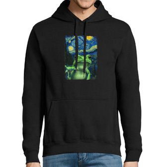 Obrázek 1 produktu Pánská mikina Rosnička zelená ve Hvězdné noci