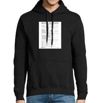 Obrázek 1 produktu Pánská mikina Přihláška do zaměstnání Employment / Job Application