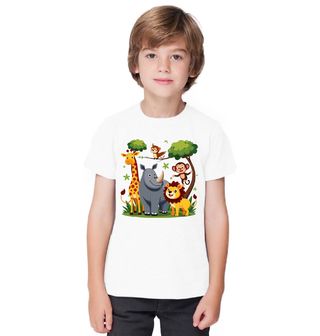 Obrázek 1 produktu Dětské tričko Veselá Zvířátka ze ZOO