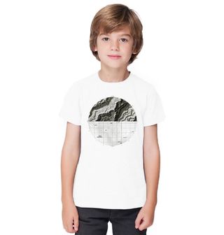 Obrázek 1 produktu Dětské tričko Topografická Mapa Typy Hornin