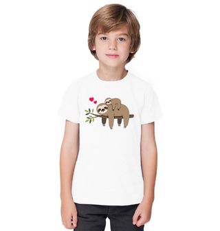 Obrázek 1 produktu Dětské tričko Spící Lenochod s Mládětem