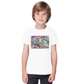 Obrázek 1 produktu Dětské tričko Vlajky Států Světa Flags of Countries