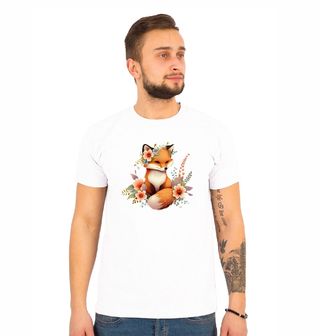 Obrázek 1 produktu Pánské tričko Liška mezi Květinami