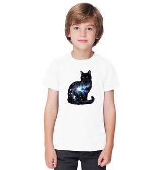 Obrázek 1 produktu Dětské tričko Černá Kočka a Nekonečný Vesmír