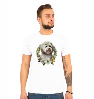 Obrázek 1 produktu Pánské tričko Havanský psík v Květinovém Věnci