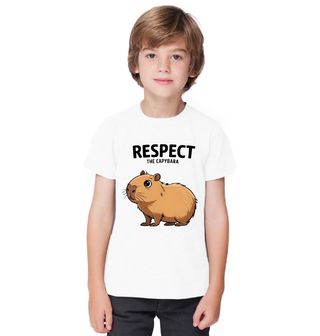 Obrázek 1 produktu Dětské tričko Respektuj Kapybaru Respect the Capybara