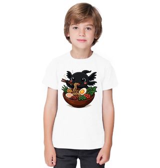 Obrázek 1 produktu Dětské tričko Černý Axolotl a Ramen