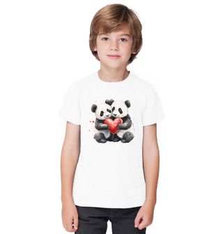 Obrázek 1 produktu Dětské tričko Pandy se Srdcem