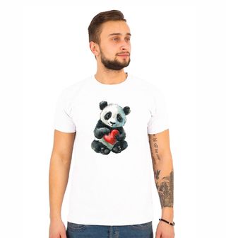 Obrázek 1 produktu Pánské tričko Mládě Pandy se Srdcem