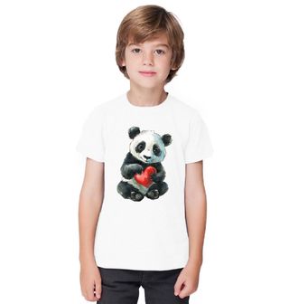 Obrázek 1 produktu Dětské tričko Mládě Pandy se Srdcem