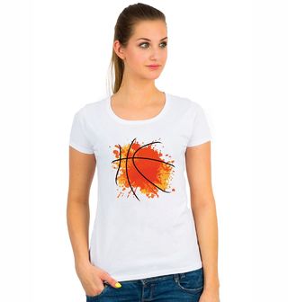 Obrázek 1 produktu Dámské tričko Abstraktní Basketbalový Míč