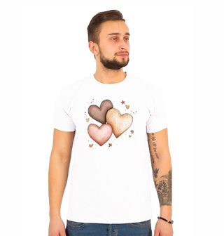 Obrázek 1 produktu Pánské tričko Tři Srdce Lásky